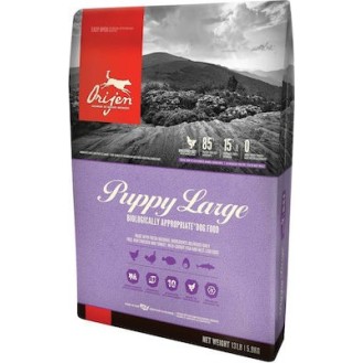 Orijen Puppy Large Grain Free Dry Dog Food for Large Breeds with Turkey and Chicken 11.4kg