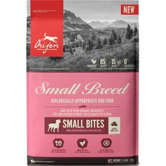 Orijen Small Breed Grain Free Dry Dog Food for Small Breeds with Turkey and Chicken 4.5kg