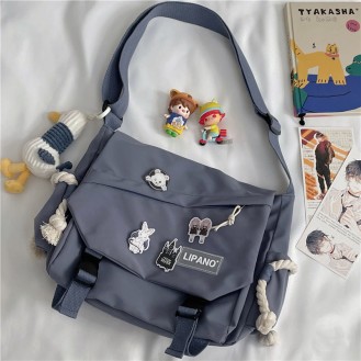 School shoulder/crossbody bag 1015 Blue