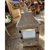 Wooden Big Size White Vintage Candle Holder, House Shape 