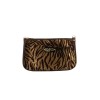 Zebra Gold shoulder bag Brown