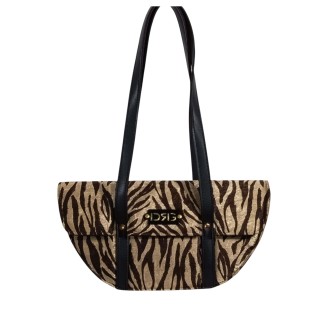 Zebra Curve shoulder bag Black Zebra Curve shoulder bag Black
