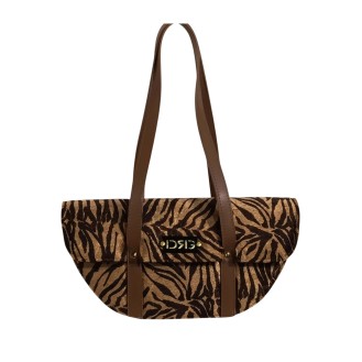Zebra Curve shoulder bag Brown Zebra Curve shoulder bag Brown