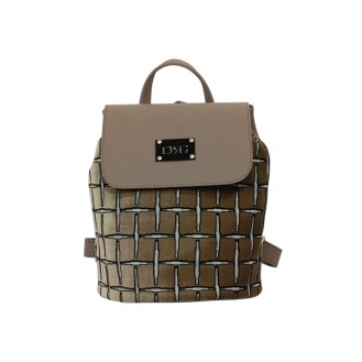Grid Backpack Camel Beige Grid Backpack Camel Beige