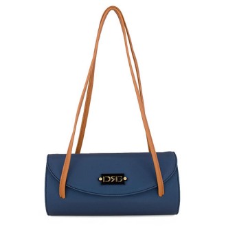 De Raggi Champagne Elegant Shoulder Bag 26128-1205 Blue