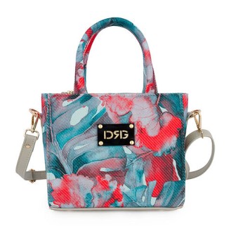 De Raggi Floral Mini Tote Bag 26131-1306 Menta