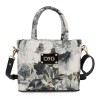 De Raggi Floral Mini Tote Bag 26131-1306 Black