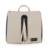 Women's Bag Backpack 26132-1104 De Raggi Cream