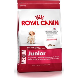 Royal Canin Puppy Medium 15kg Dry Food for Medium Breed Puppies with Corn / Poultry