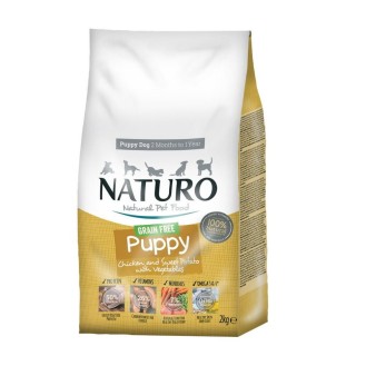 Naturo Grain Free Puppy Fresh Chicken, Sweet potato, Peas, 2kg