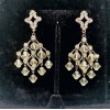 Light Yellow Chandelier Swarovski Earrings 