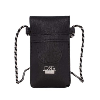 Women's Neck Pouch for Phone & Card in Black