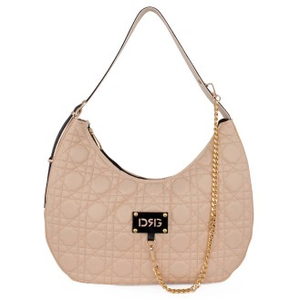Women's beige shoulder bag 25128-1213-BE
