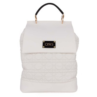 White women's backpack 25129-1112-WH