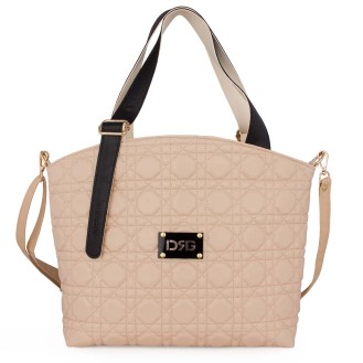 Women's beige shoulder bag 25130-1214-BE