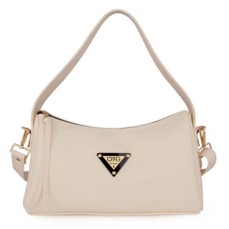 Beige women's shoulder bag  25132-1211-BE