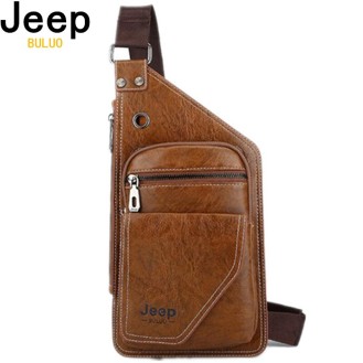 Men's shoulder bag JEEP BULUO JLC2029 Khaki
