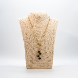 Synthesis Necklace Wine (olive green) Synthesis Necklace Wine (olive green)
