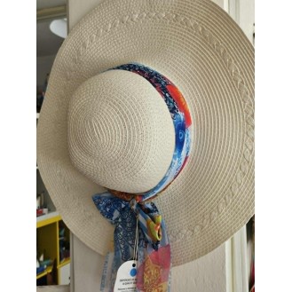 White hat "flower" White hat "flower"
