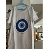 White "evil eye" t-shirt (size xl) 