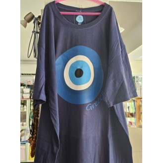 Blue "evil eye" t-shirt (size xxl) Blue "evil eye" t-shirt (size xxl)