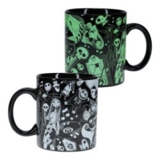 PALADONE NIGHTMARE BEFORE CHRISTMAS GLOW IN THE DARK MUG
