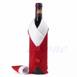 Christmas Cover Santa Claus For Bottles
