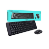 LOGITECH WIRELESS KEYBOARD US & MOUSE MK220 BLACK ENGLISH/GREEK